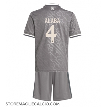 Real Madrid David Alaba #4 Maglia Gara Terza Repliche 2024-25 Bambino